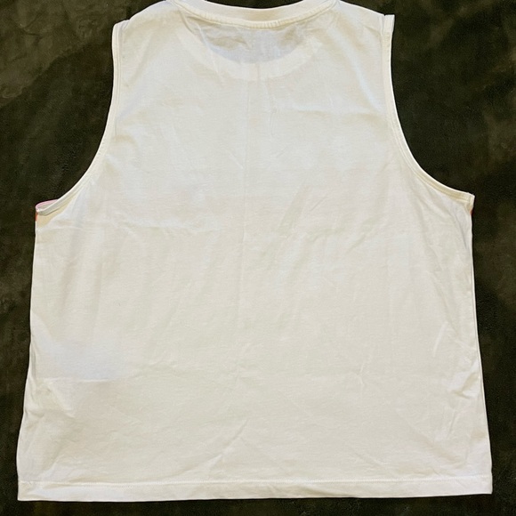 Roxy women’s white tank top with multicolored stripe size xl - Picture 4 of 4